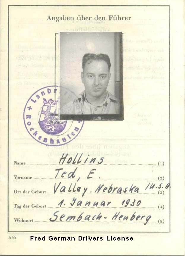 Fred Hollins' Sembach Pics