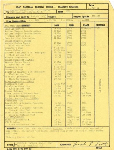 Orlando Training (courtesy of Larry Johnson & Bob Malarkey)