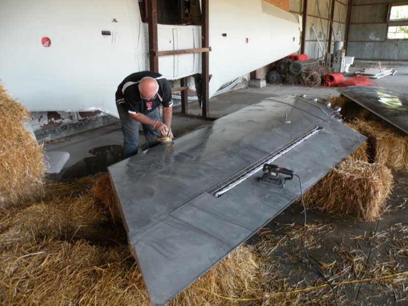 Mace B Restoration at the Indiana Military Museum (photo courtesy of Frank Roales)