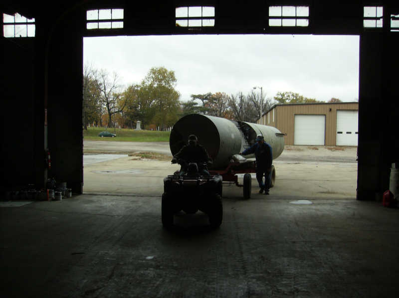 Mace B Restoration at the Indiana Military Museum (photo courtesy of Frank Roales)