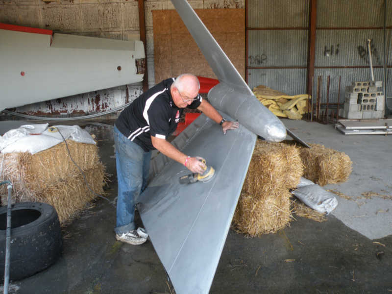 Mace B Restoration at the Indiana Military Museum (photo courtesy of Frank Roales)