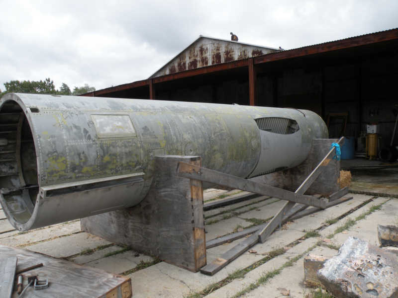 Mace B Restoration at the Indiana Military Museum (photo courtesy of Frank Roales)