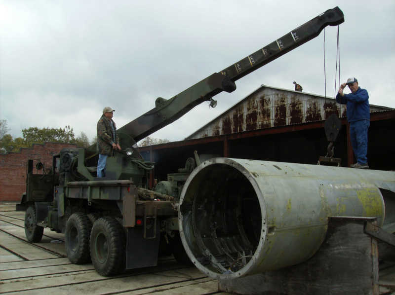 Mace B Restoration at the Indiana Military Museum (photo courtesy of Frank Roales)