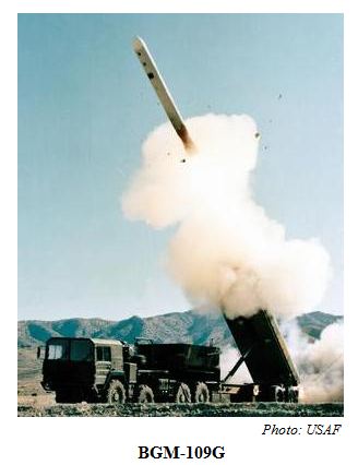 BGM-109G Ground Launched Cruise Missile (USAF Photo)