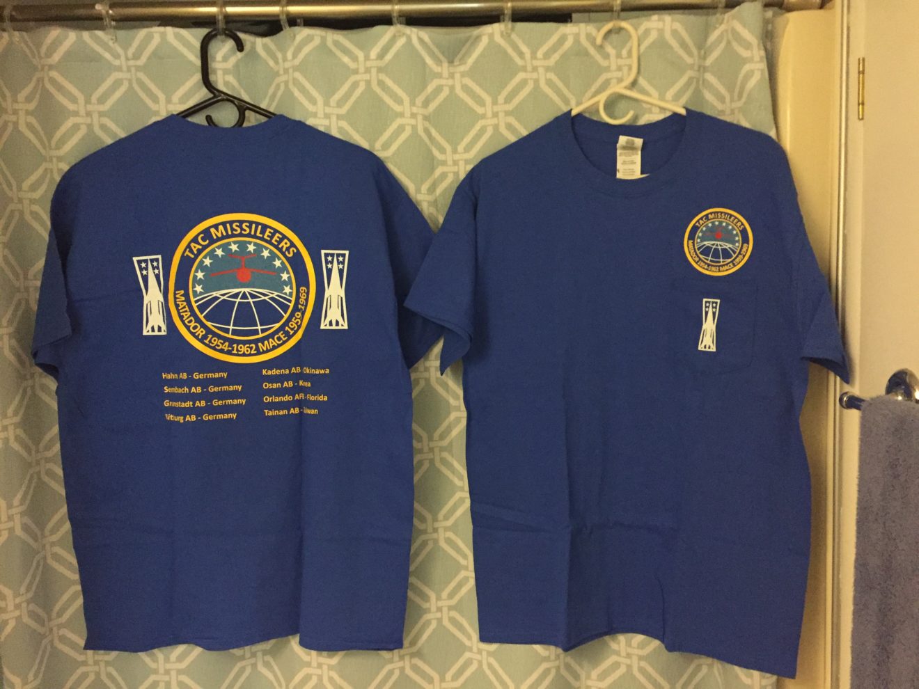 TAC Missileers Tee Shirts